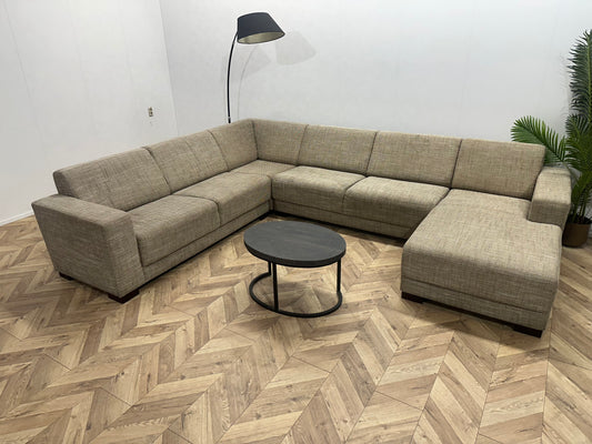 Beige U Bank ~ Vaste Kussens