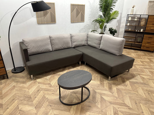 Grijze Hoekbank ~ Losse Licht Grijze Rugkussens Met Afneembare Hoezen