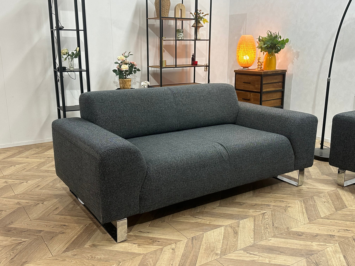 Montèl Grijze Banken Set ~ Vaste Kussens