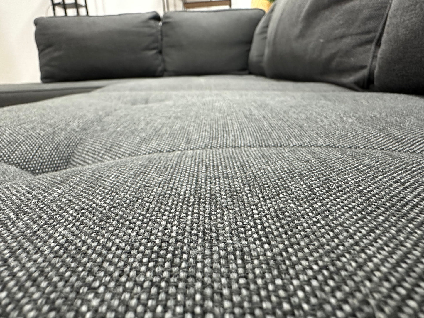 Goossens Grijze Hoekbank ~ Losse Kussens Met Afneembare Hoezen