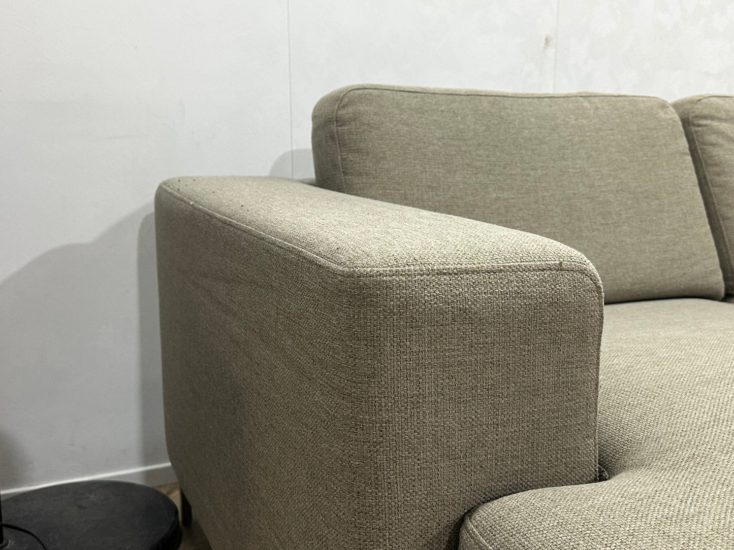 Beige U Bank ~ Losse Rugkussens Met Afneembare Hoezen