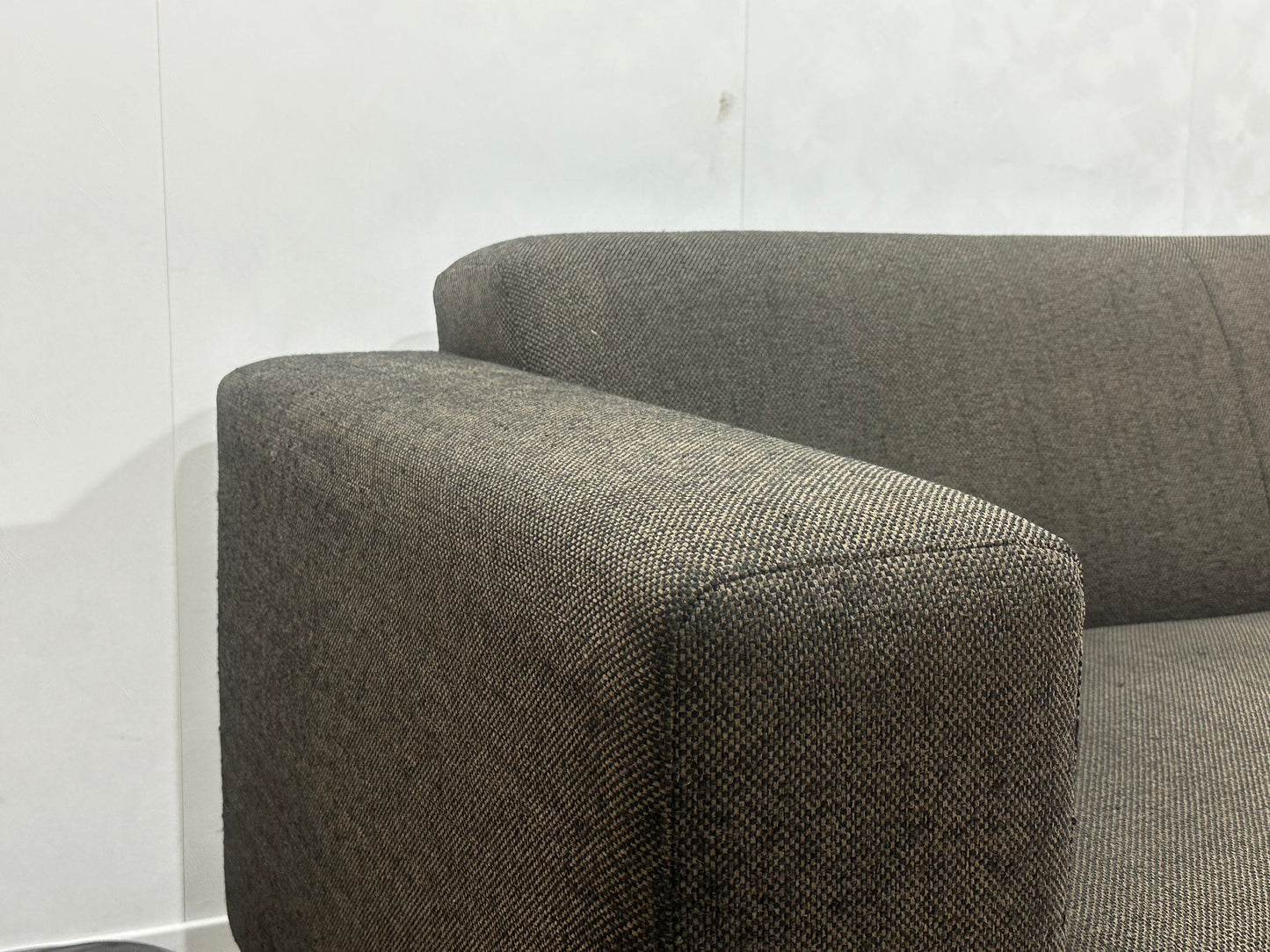 N-Joy Antraciet Hoekbank ~ Vaste Kussens