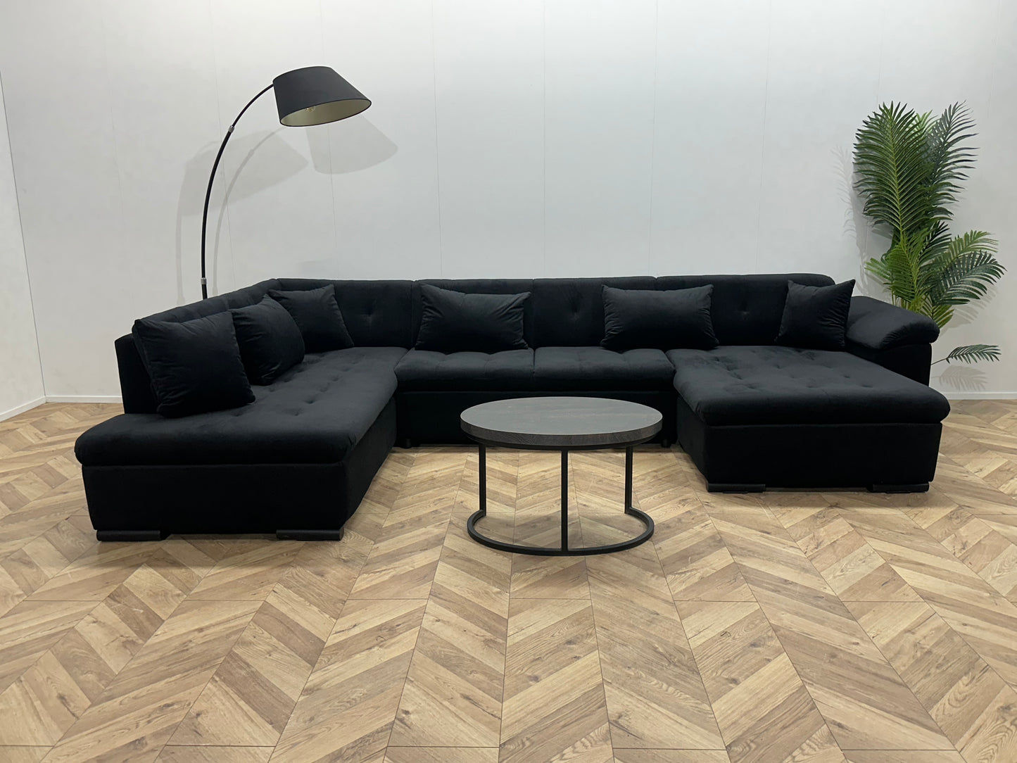 !Showroommodel! Zwart Velvet U Bank