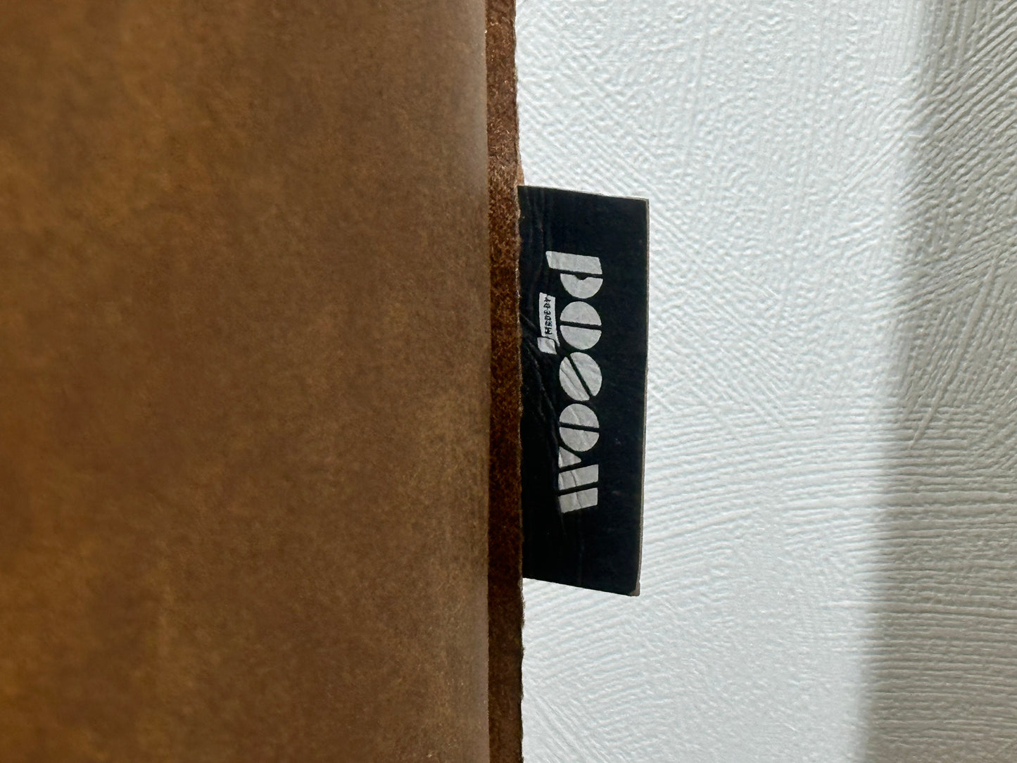 Woood Cognac Bruine Suède Lederen 2.5-Zits Bank ~ Losse Kussens Met Afneembare Hoezen