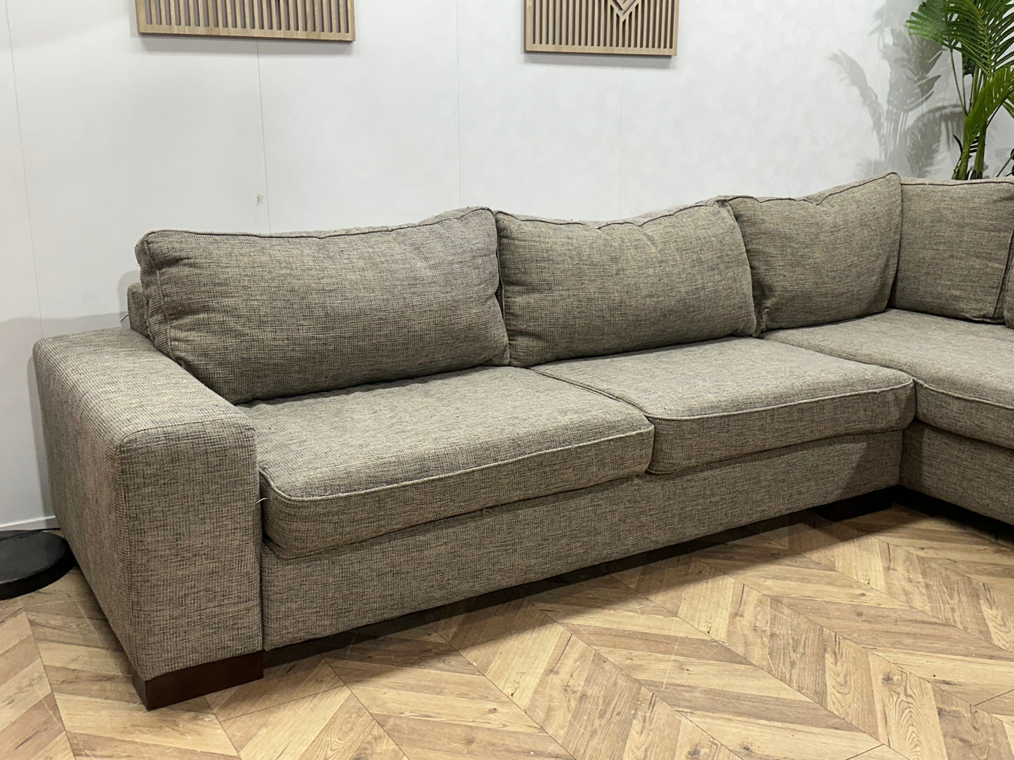 Goossens Grijze Hoekbank ~ Losse Kussens Met Afneembare Hoezen