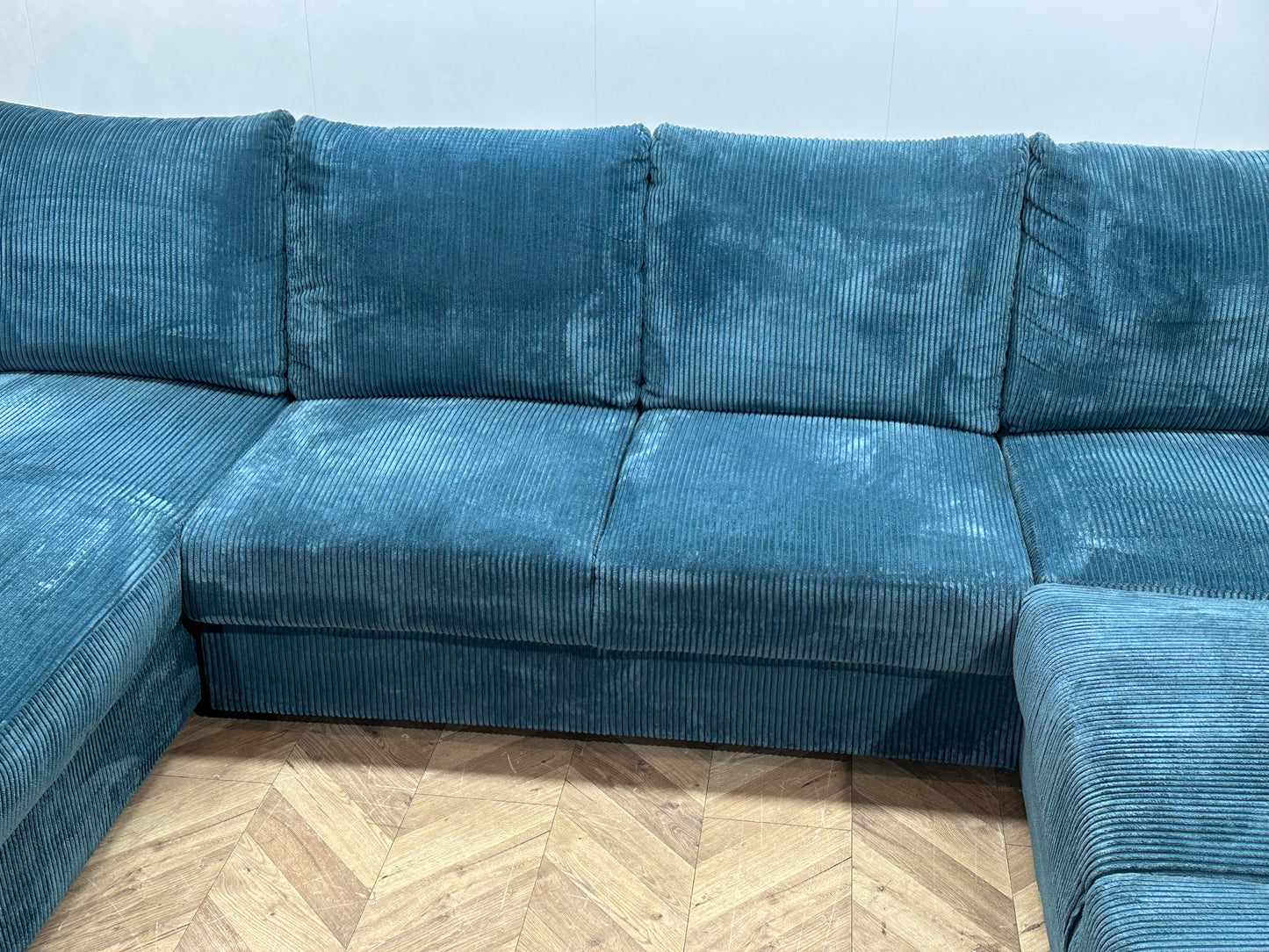 Blauwe Ribstof U Bank ~ Slaapfunctie