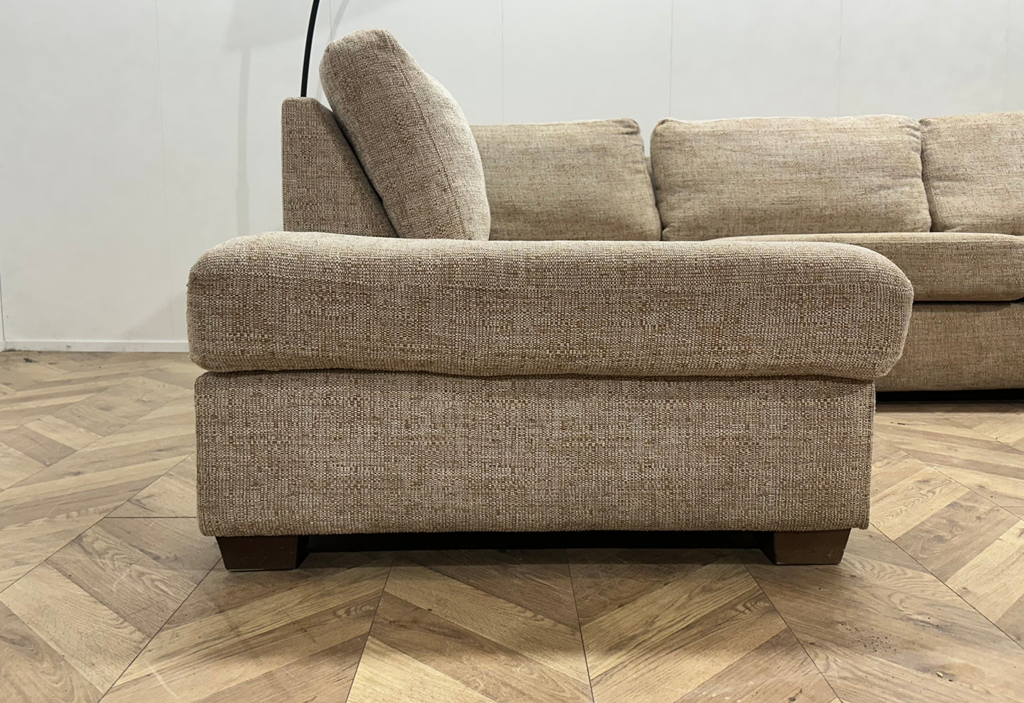 Licht Beige Hoekbank ~ Losse Kussens Met Afneembare Hoezen