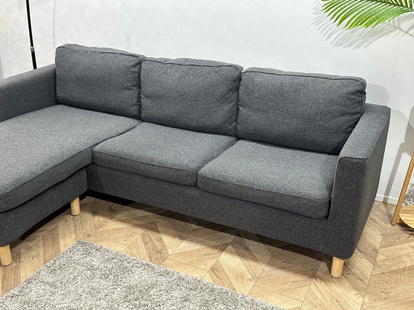 Antraciet Hoekbank ~ Meerdere Opstellingen