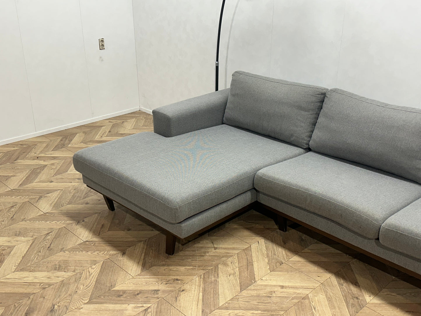 Licht Grijze U Bank ~ Losse Kussens Met Afneembare Hoezen