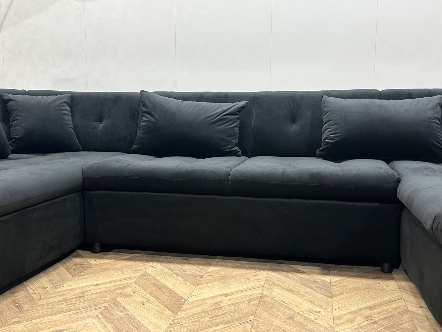 !Showroommodel! Zwart Velvet U Bank