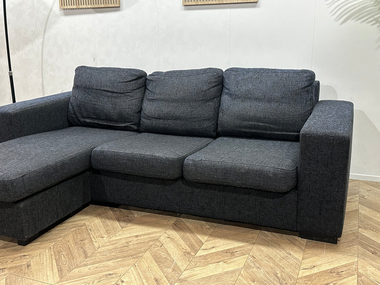 Antraciet Hoekbank ~ Losse Kussens Met Afneembare Hoezen