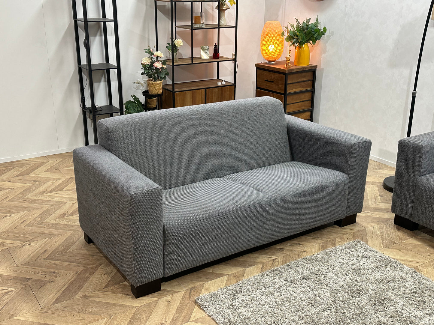 Grijze Banken Set ~ Vaste Kussens