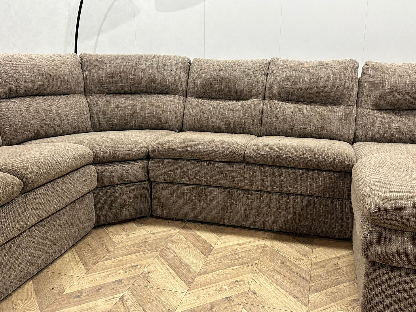 Beige U Bank ~ Vaste Kussens