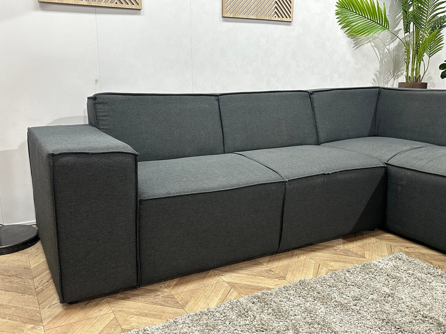 Antraciet Hoekbank ~ Inruilvoordeel