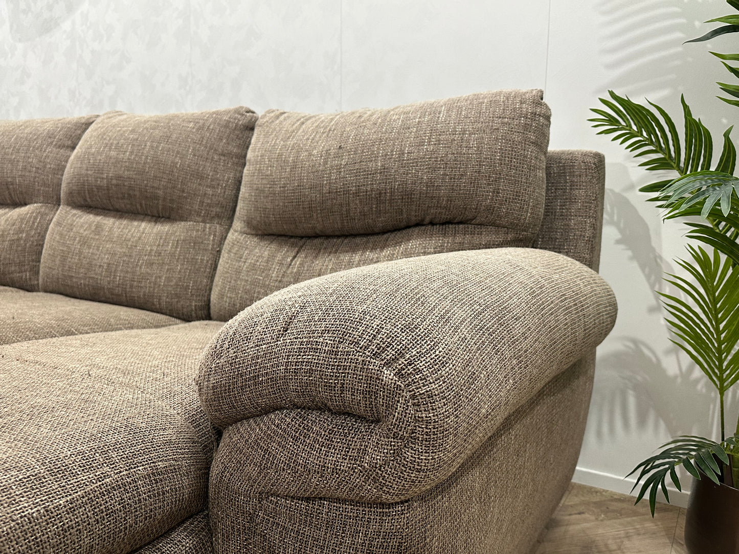 Beige U Bank ~ Vaste Kussens
