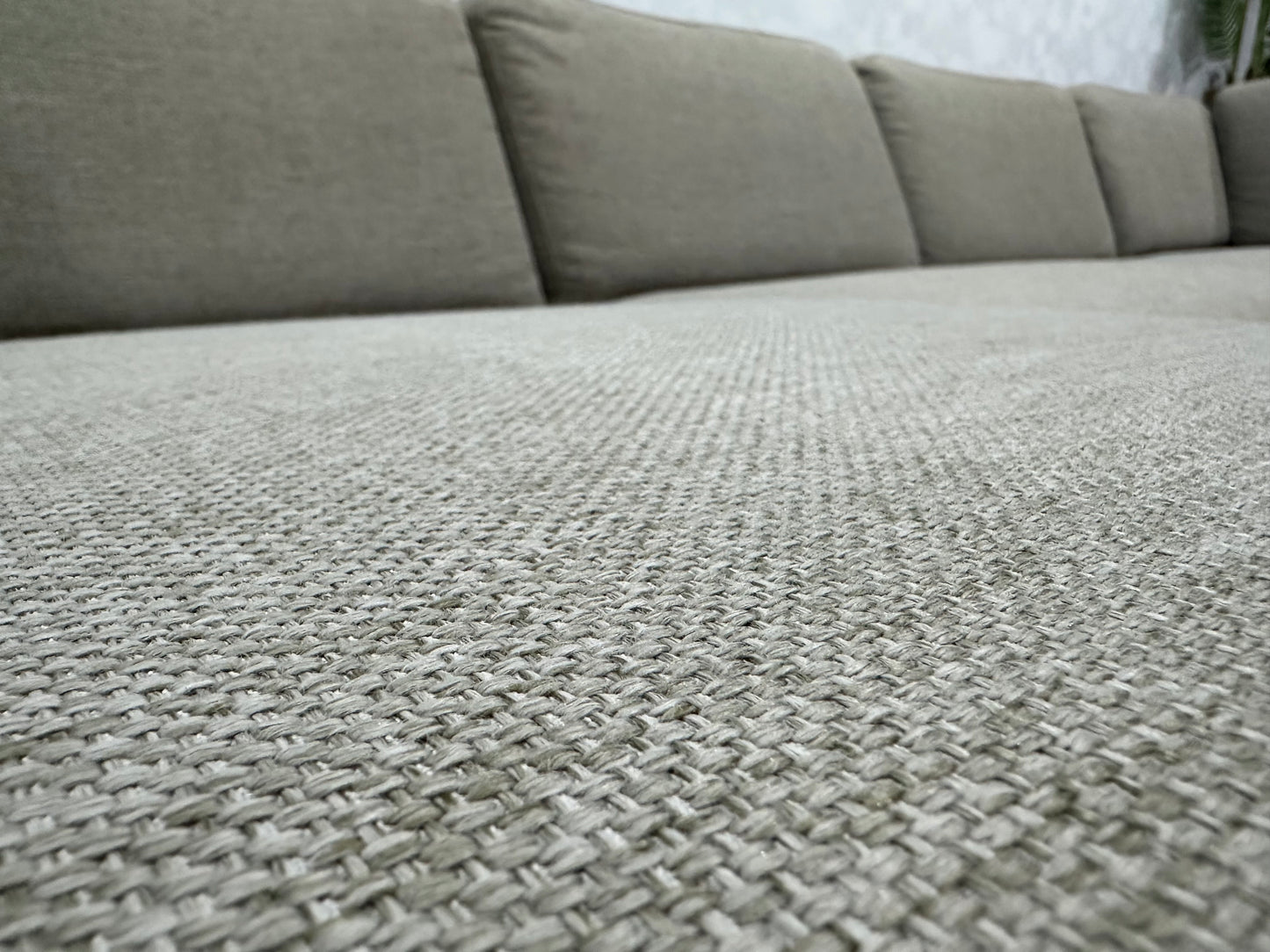 Beige U Bank ~ Losse Rugkussens Met Afneembare Hoezen