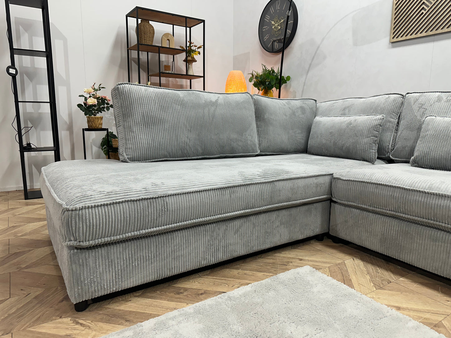 Hoekbank Amsterdam Ribstof