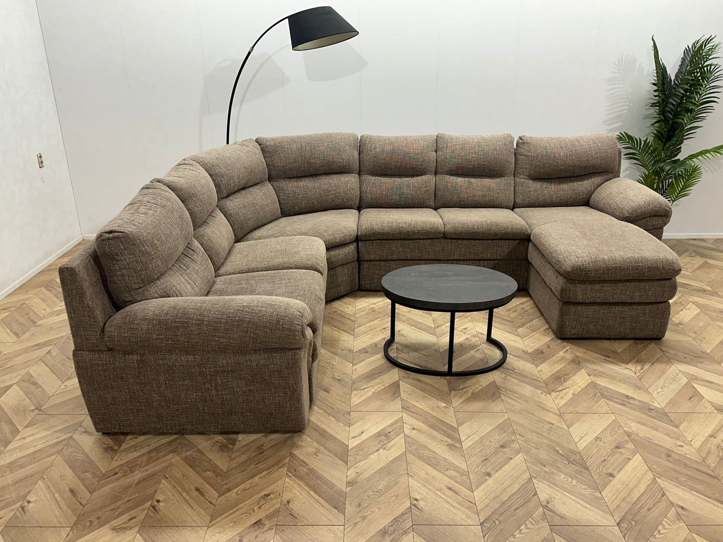Beige U Bank ~ Vaste Kussens
