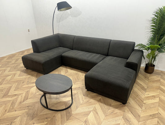 Antraciet U Bank ~ Vaste Kussens