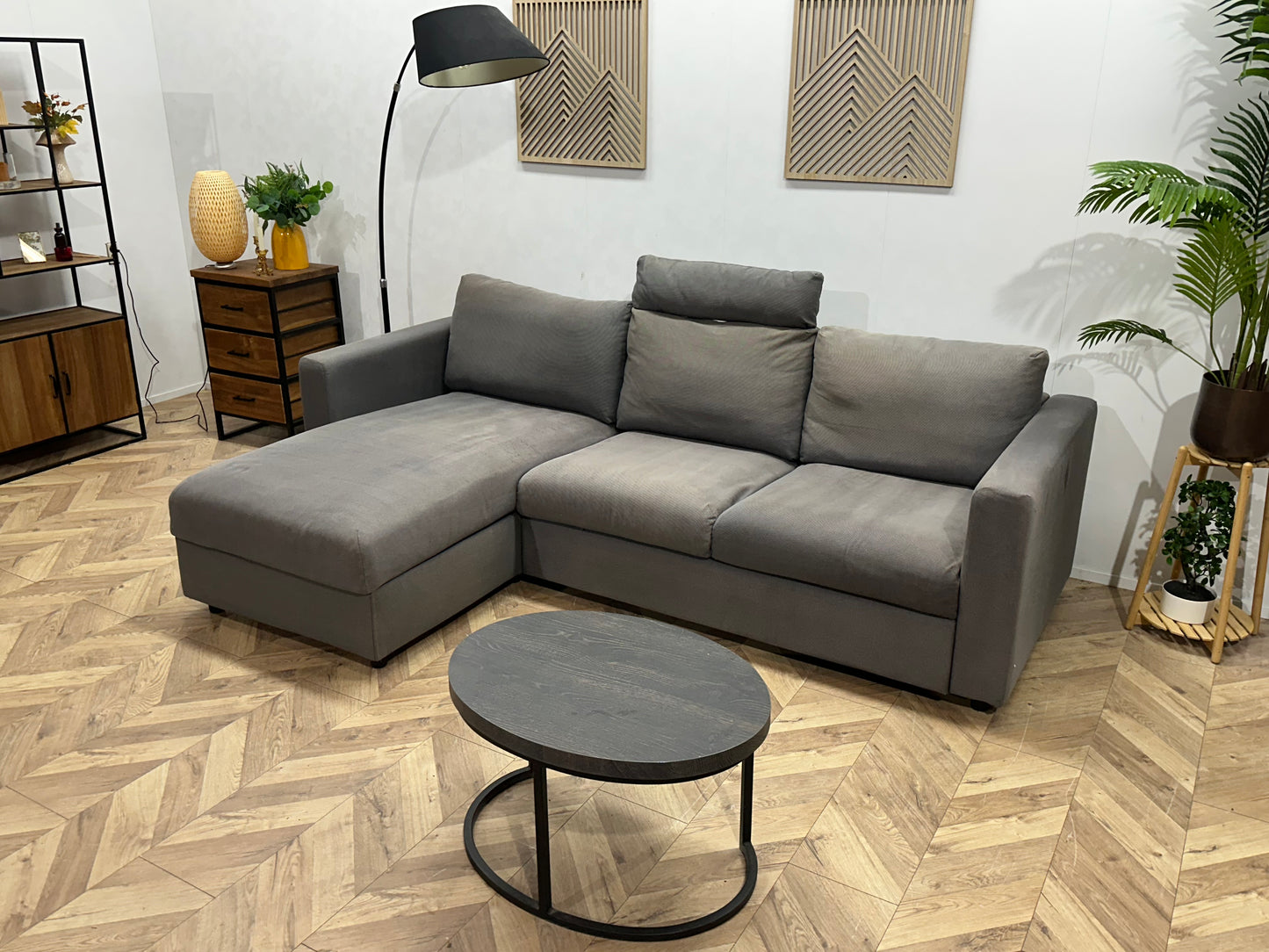 Grijze Hoekbank ~ Opbergruimte ~ Inruilvoordeel