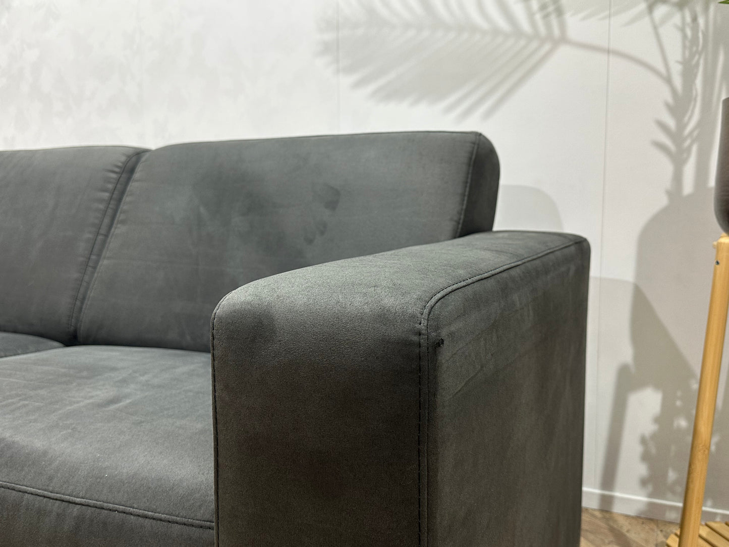 Antraciet Suède Stoffen Banken Set ~ Inruilvoordeel