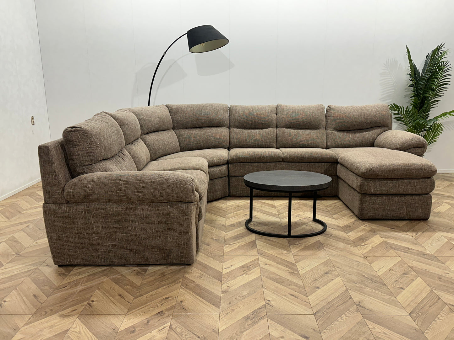 Beige U Bank ~ Vaste Kussens