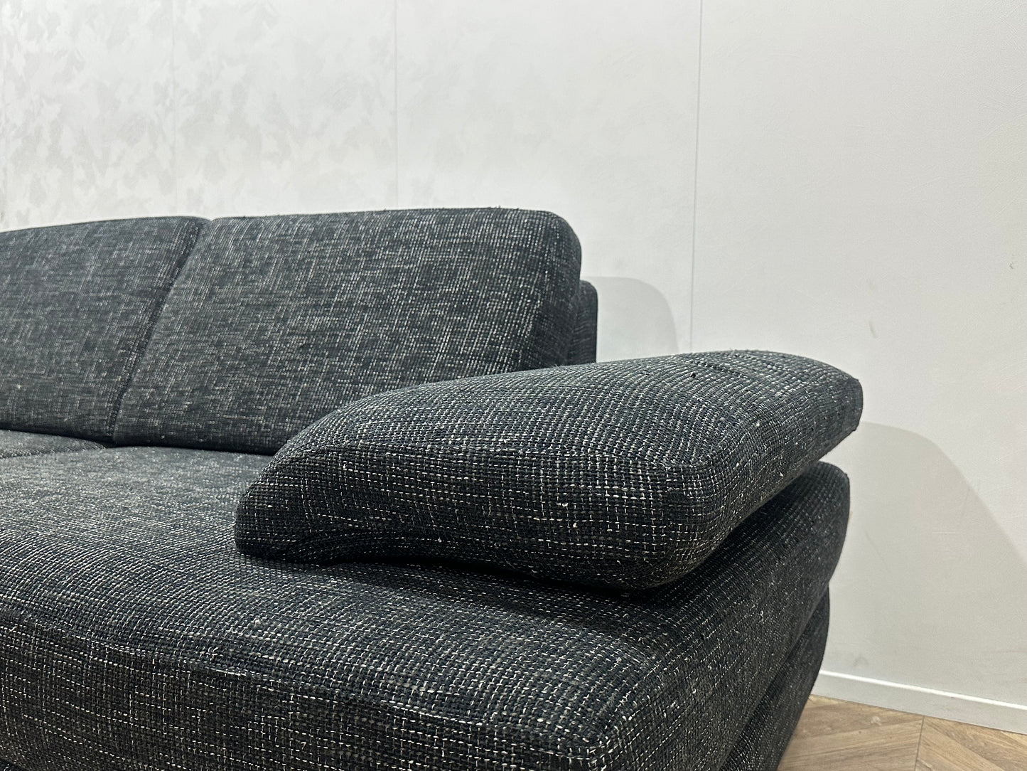 Antraciet Hoekbank ~ Verstelbare Armsteun