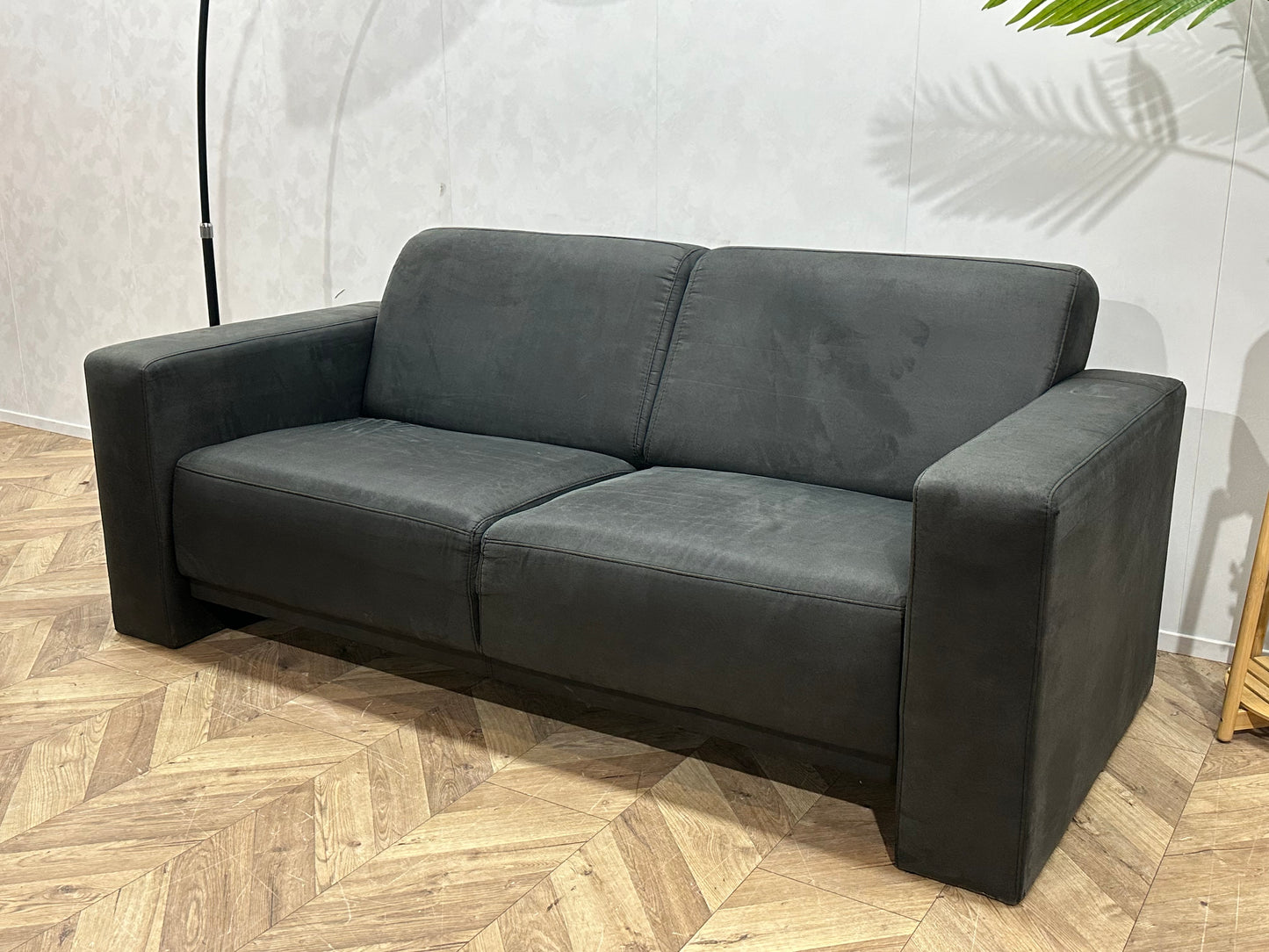 Antraciet Suède Stoffen Banken Set ~ Inruilvoordeel