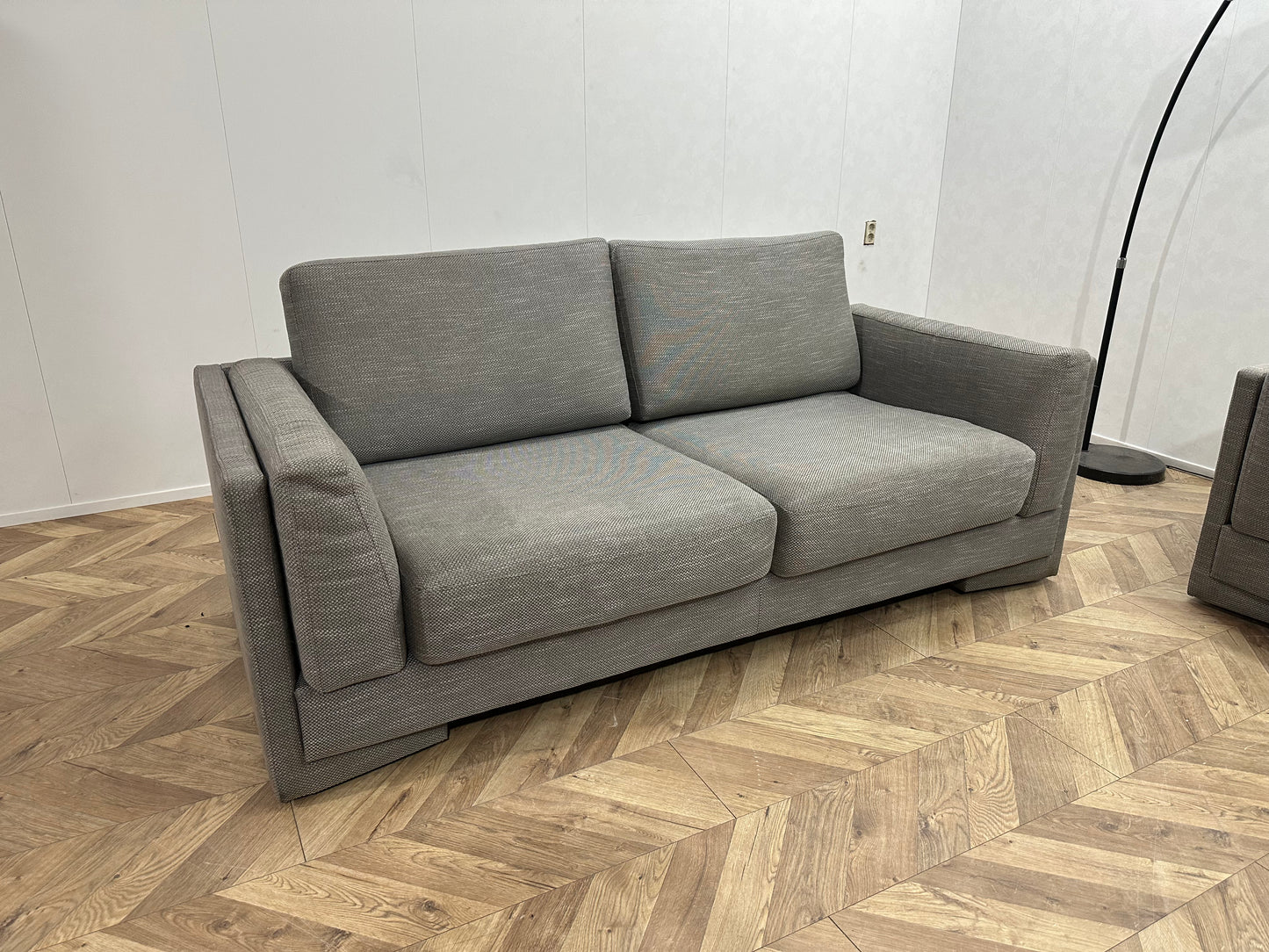 Grijze Banken Set ~ Losse Kussens Met Afneembare Hoezen