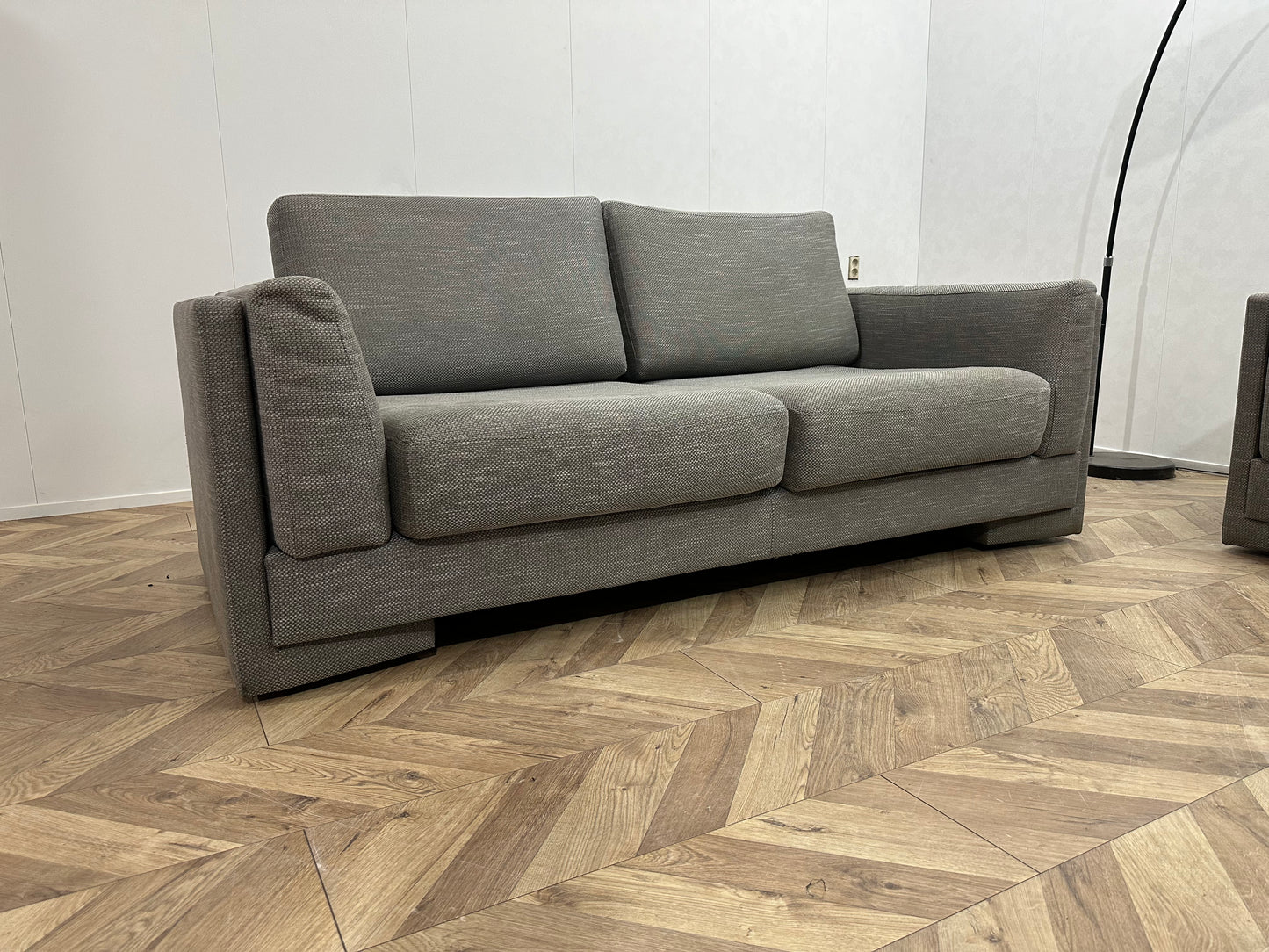 Grijze Banken Set ~ Losse Kussens Met Afneembare Hoezen