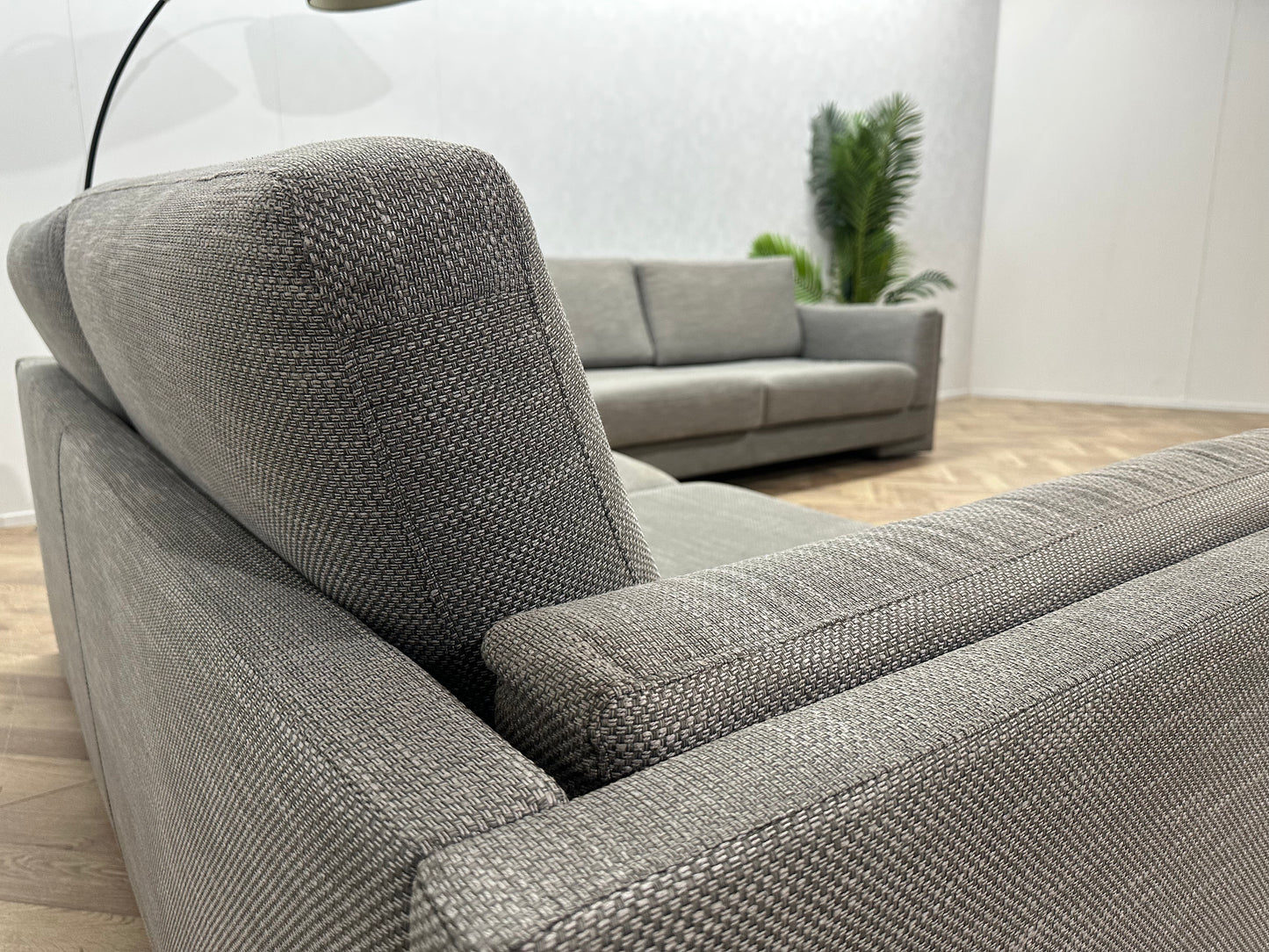 Grijze Banken Set ~ Losse Kussens Met Afneembare Hoezen