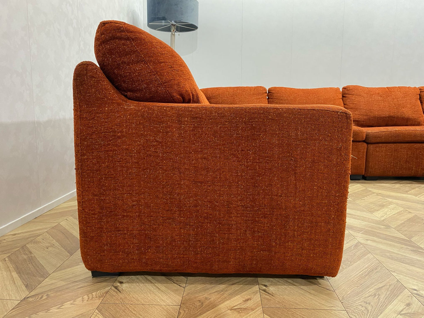 Cognac Bruine U Bank ~ Losse Rugkussens Met Afneembare Hoezen
