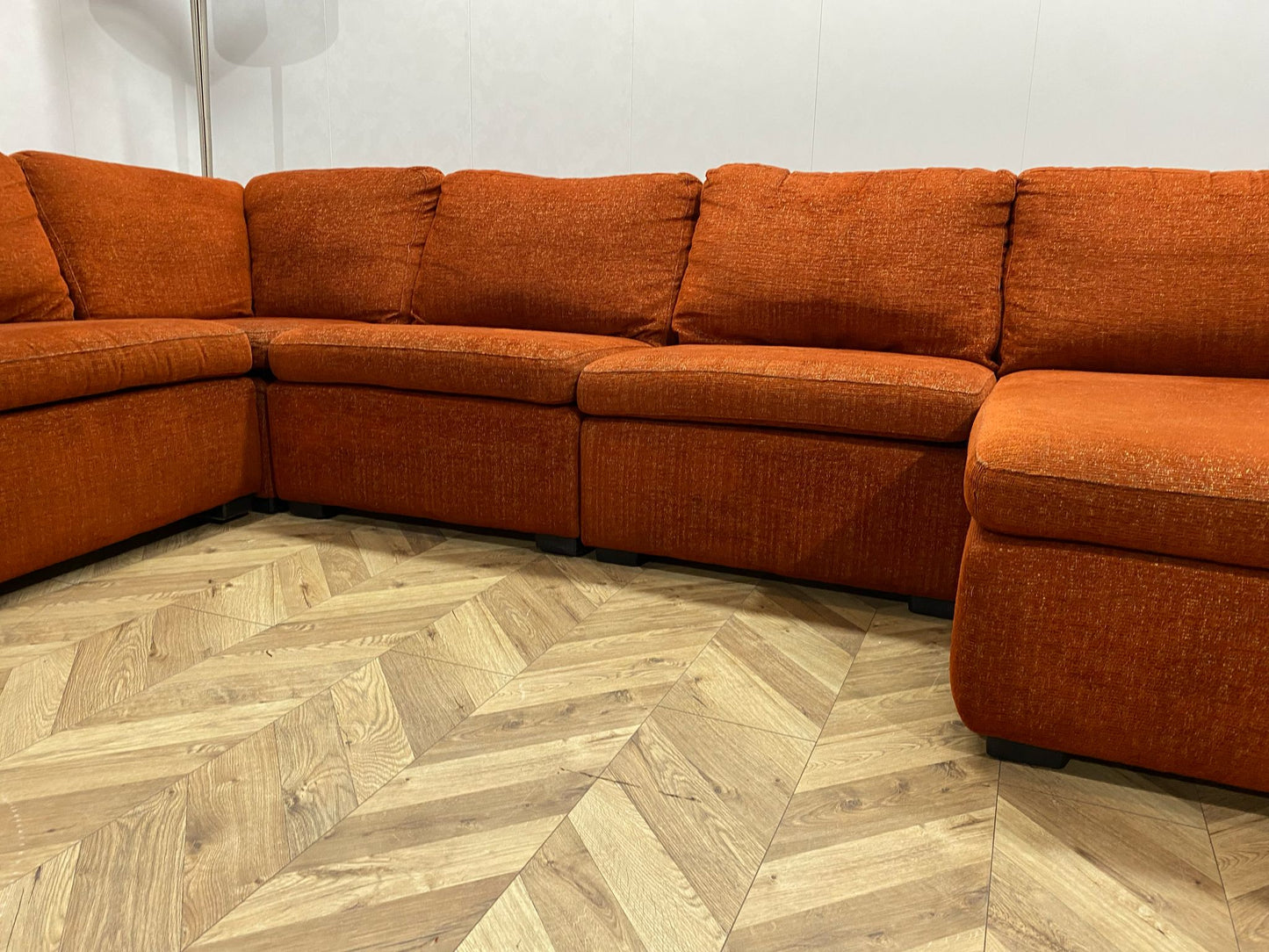 Cognac Bruine U Bank ~ Losse Rugkussens Met Afneembare Hoezen