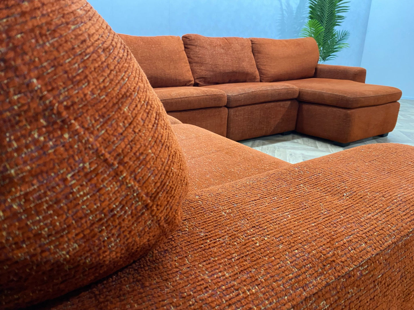 Cognac Bruine U Bank ~ Losse Rugkussens Met Afneembare Hoezen