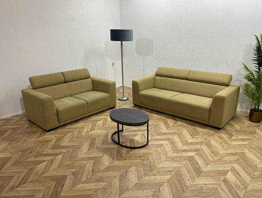 Montèl Beige Banken Set ~ Verstelbare Hoofdsteunen